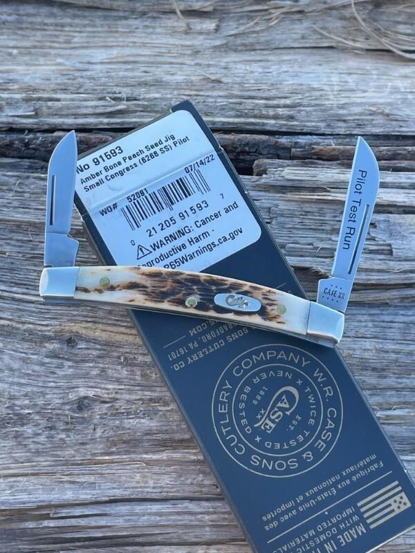 CASE XX ** AMBER PILOT TEST RUN 2022 SMALL 2 BLADE CONGRESS