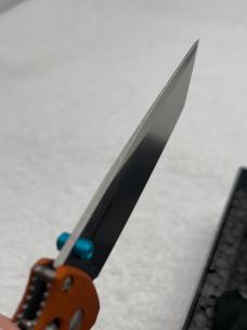 Benchmade 537-2301 Bailout 2023 Shot Show Special Limited Edition Orange/ Blue Made In USA