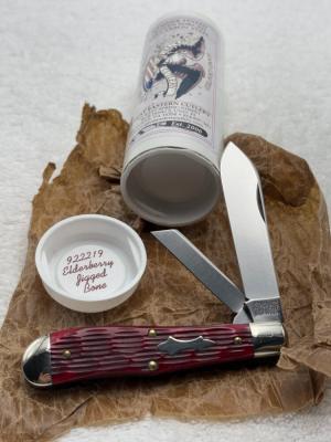 Great Eastern Cutlery Tidioute #92219 Eureka Jack 2 Blade Elderberry Jigged Bone