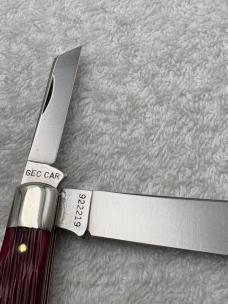 Great Eastern Cutlery Tidioute #92219 Eureka Jack  2 Blade Elderberry Jigged Bone 