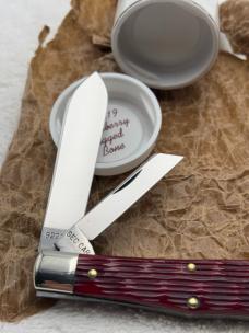 Great Eastern Cutlery Tidioute #92219 Eureka Jack  2 Blade Elderberry Jigged Bone 