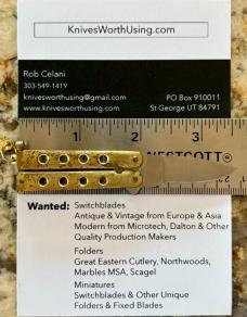 Vintage Mini Keychain Balisong Butterfly Knife, Japan 