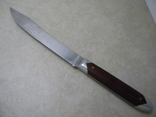 Queen Cutlery Co. Titusville PA Wood Fixed Blade Knife