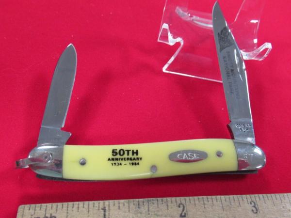 Case XX 1979 Yellow Handle 50th Anniversary Model # 03244 B Case XX 1979 Yellow Handle 50th Anniversary Model # 03244 B