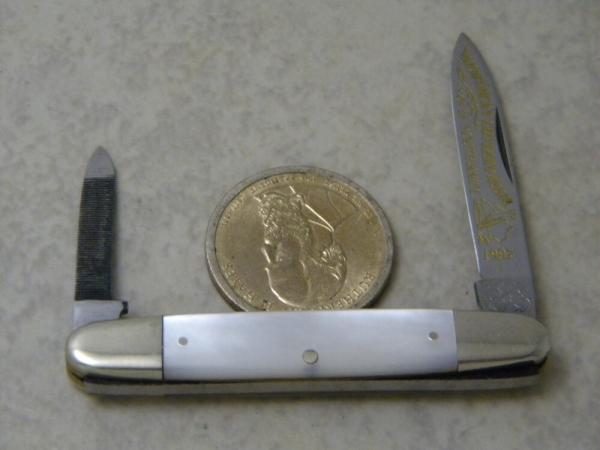 Fightn Rooster Solingen Germany Frank Buster Celebrated Cutlery Pearl YouthPen Knife