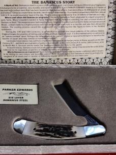 PARKER EDWARDS DAMASCUS RAZOR JACK