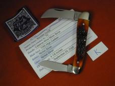 Titusville Cutlery Catalina Wine Jigged Bone Rooster Comb Farmer Knife 1 of 70 COA USA Made 2024