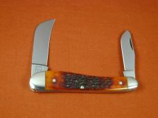 Titusville Cutlery Catalina Wine Jigged Bone Rooster Comb Farmer Knife 1 of 70 COA USA Made 2024