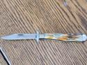 1971 CASE XX USA 5111 1/2 Stag CHEETAH Swing Guard Lockback Knife 9 dots SMALL tang stamp