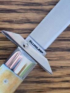 1971 CASE XX USA 5111 1/2 Stag CHEETAH Swing Guard Lockback Knife 9 dots SMALL tang stamp