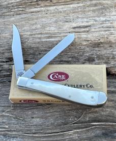 CASE XX ** 2000 MILLENNIUM MOTHER OF PEARL SLIMLINE TRAPPER