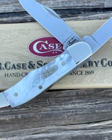 CASE XX ** 2000 MILLENNIUM MOTHER OF PEARL SMALL POCKET HUNTER