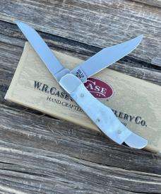 CASE XX ** 2000 MILLENNIUM MOTHER OF PEARL SMALL POCKET HUNTER