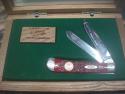 1991 CASE DR6254 KNIFE USA LIMITED EDTION IN CUSTOM DISPLAY CASE NUMBER 1