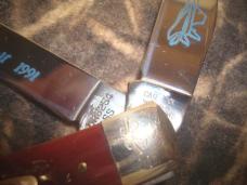 1991 CASE DR6254 KNIFE USA LIMITED EDTION IN CUSTOM DISPLAY CASE NUMBER 1