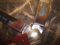 1991 CASE DR6254 KNIFE USA LIMITED EDTION IN CUSTOM DISPLAY CASE NUMBER 1