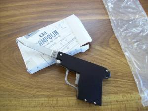 A.G.A. Campolin Rare Italian Gun Knife Black Ebonywood Circa 2019 UNUSED W/Box