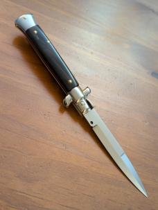 FRANK BELTRAME 23CM 9" BAYONET STILETTO BUFFALO HORN...NEW 