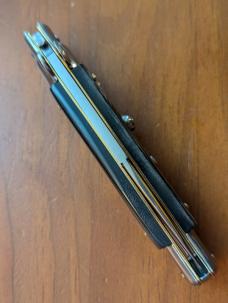 FRANK BELTRAME 23CM 9" BAYONET STILETTO BUFFALO HORN...NEW 