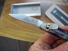 Hubertus Knife Solingen, Germany Small 08 Rare Brazilian Horn 5 3/4 " Open Lilyput NIB