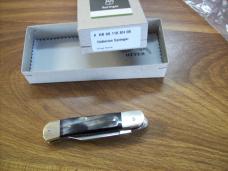 Hubertus Knife Solingen, Germany Small 08 Rare Brazilian Horn 5 3/4 " Open Lilyput NIB