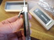 Hubertus Knife Solingen, Germany Small 08 Rare BIg Horn Edition 5 3/4 " Open Lilyput NIB