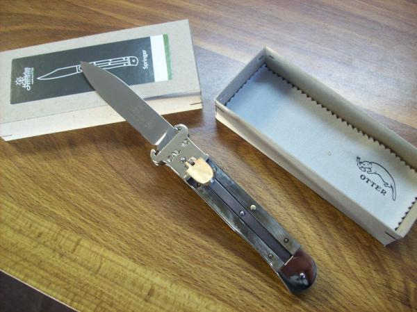 Hubertus Knife Shellpuller Patronenzieher Solingen Germany Brazilian Horn Large Size 11 UNUSED NIB.