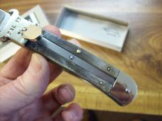 Hubertus Knife Shellpuller Patronenzieher Solingen Germany Brazilian Horn Large Size 11 UNUSED NIB.