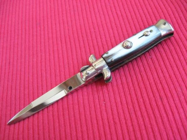 Vintage 1950's Italian 12 cm. Picklock Stiletto Switchblade - Smallest Size Standard Stiletto Made