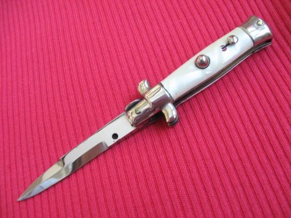 Vintage 1950's Italian 12 cm. Picklock Stiletto Switchblade - Smallest Size Standard Stiletto Made