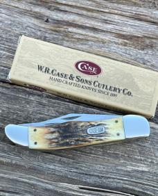 CASE XX ** 2000 MILLENNIUM STAG LARGE FOLDING HUNTER