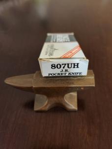 Vintage Schrade + USA 807UH Uncle Henry J.R. Stockman 3 Blade Folding Knife