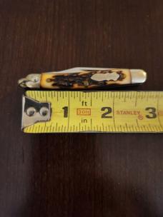 Rare Schrade + USA 804UH Uncle Henry Journeyman 2 Blade Knife W/Shackle