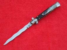  New Renzo Beltrame 11"  Italian Stiletto Brazilian-Horn Handles- SS Kriss Blade