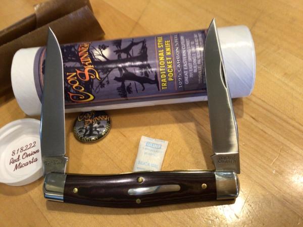 Great Eastern Cutlery 818222 Coon Skinner Red Onion Micarta 1 of 532