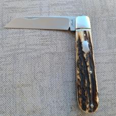 Bobby Toole Sambar Stag Lambsfoot Jack..Cpm154...4" closed...integral fluted bolsters..coa & pouch