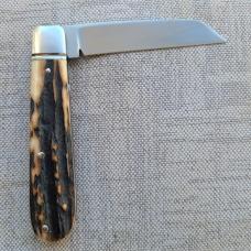 Bobby Toole Sambar Stag Lambsfoot Jack..Cpm154...4" closed...integral fluted bolsters..coa & pouch