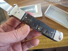 Hubertus Knife Shellpuller Patronenzieher Solingen Germany Big Horn Edition Size 11 UNUSED NIB.