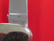Robt Klass Kissing Crane 1980 Imitation Ivory Anglo Saxon Whittler Golden Circle Club Knife