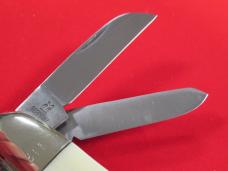 Robt Klass Kissing Crane 1980 Imitation Ivory Anglo Saxon Whittler Golden Circle Club Knife