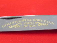 Robt Klass Kissing Crane 1980 Imitation Ivory Anglo Saxon Whittler Golden Circle Club Knife