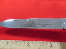Robt Klass Kissing Crane 1979 Stag Anglo Saxon Whittler Made for Old Dominion Knife Collectors Ass.