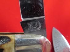 Kissing Crane Limited Edition Set of 2 Stag Handle Anglo Saxon Whittlers CSA 