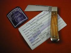 Titusville Cutlery 2024 Holy Land Olivewood Big Easy Long Pull Cotton Knife Rare 1 of 30 COA USA