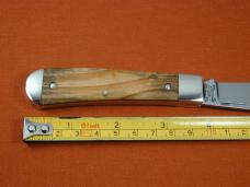 Titusville Cutlery 2024 Holy Land Olivewood Big Easy Long Pull Cotton Knife Rare 1 of 30 COA USA