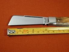Titusville Cutlery 2024 Holy Land Olivewood Big Easy Long Pull Cotton Knife Rare 1 of 30 COA USA