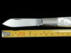 New York Knife Co Genuine Mother of Pearl Barlow Knife By Cooper Cutlery Rare 69GBP USA Made 