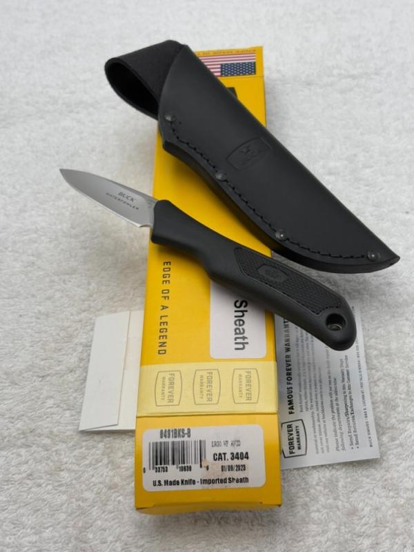 Buck Ergp Hunter Small Game Knife The Waterfowler Model 491BKS New In Box Made In USA Discontinued