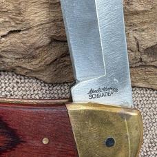 Schrade Uncle Henry LB7  Lockback folding hunter w/ sheath Pocket Knife (72)