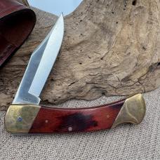 Schrade Uncle Henry LB7  Lockback folding hunter w/ sheath Pocket Knife (72)